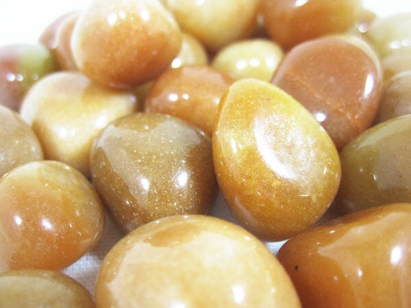 Peach Aventurine Tumble Stones (x3) Small - Cut & Polished Crystals > Polished Crystal Tumble Stones
