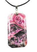 Pink Agate Crystal Necklace (Large) | Crystal Jewellery | Crystal Pendants