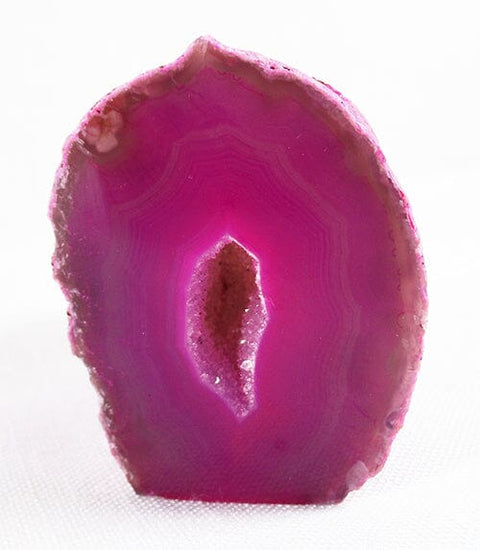 Pink Agate Rough Standing Geode (Small) Natural Crystals > Crystal Geodes