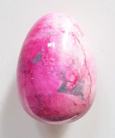 Pink Howlite Egg Crystal Carvings > Polished Crystal Eggs