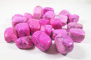 Pink Howlite Tumble Stones (x3) | Cut & Polished Crystals | Polished Crystal Tumble Stones