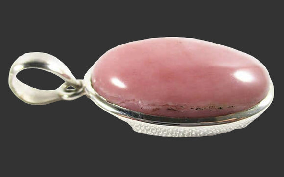 Pink Opal Oval Pendant | Crystal Jewellery | Crystal Pendants
