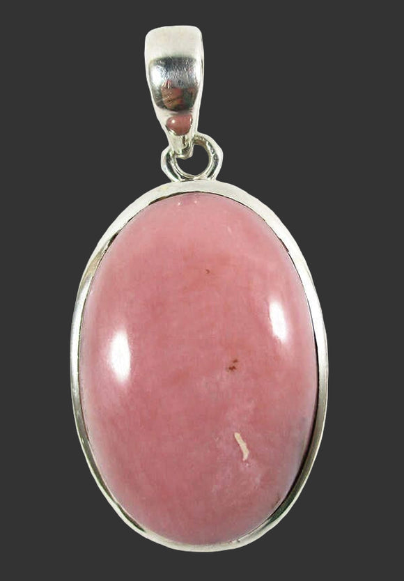 Pink Opal Oval Pendant | Crystal Jewellery | Crystal Pendants