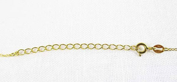 Pink Tourmaline Pendant Gold Plated Silver (x Small) | Crystal Jewellery | Crystal Pendants