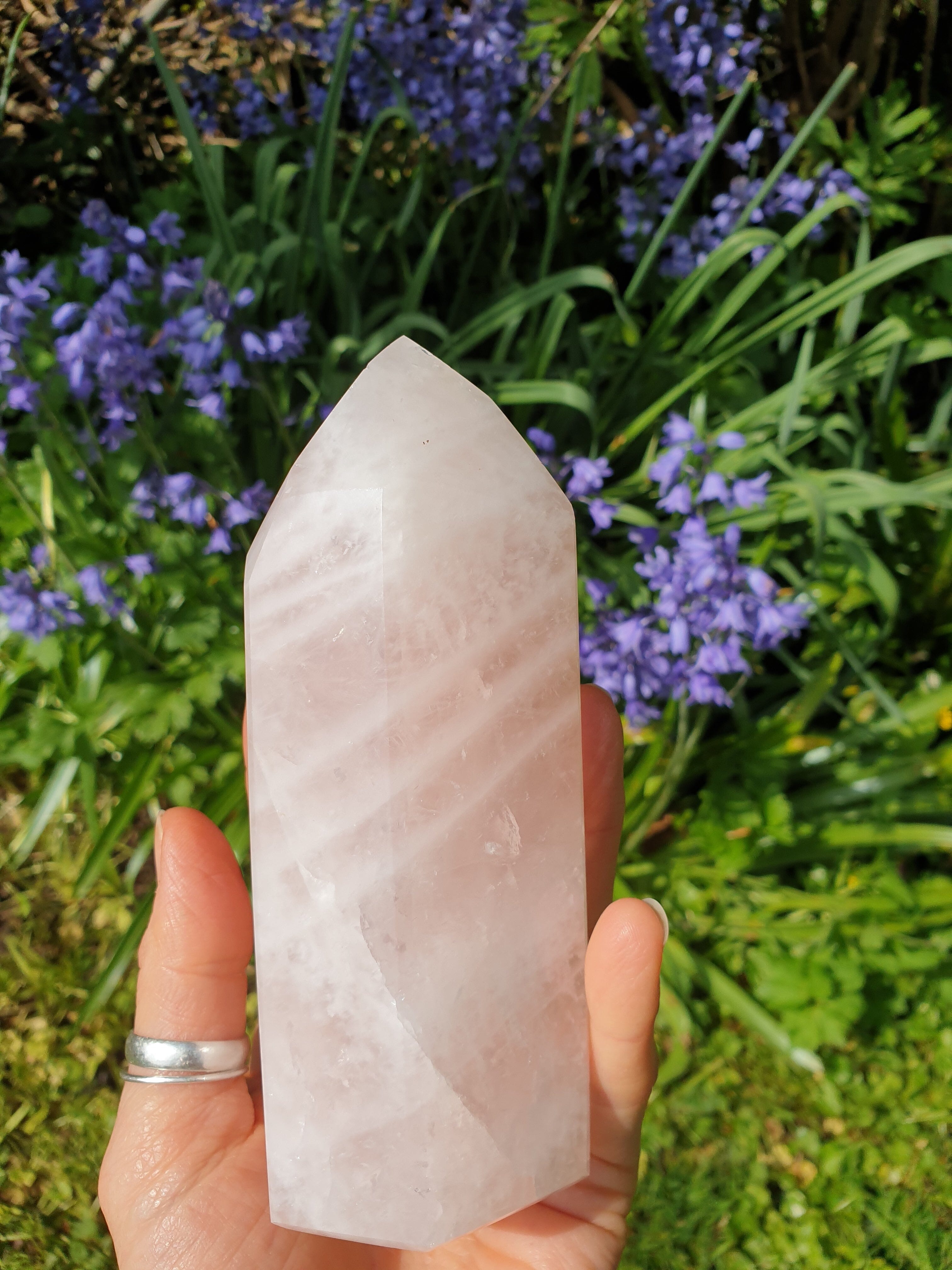 Polished Rose Quartz Point (Large) - Cut & Polished Crystals > Crystal Obelisks & Natural Points