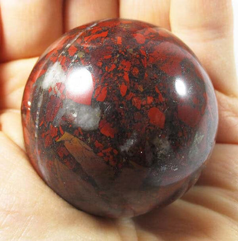 Poppy Jasper Sphere Crystal Carvings > Polished Crystal Spheres