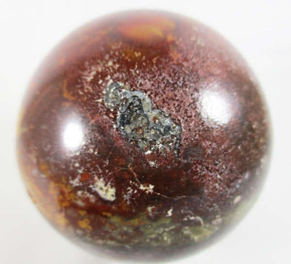 Poppy Jasper Stone Sphere (Large) | Crystal Carvings | Polished Crystal Spheres