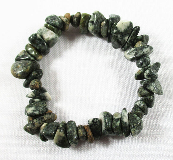 Preseli Bluestone Chip Bracelet | Crystal Jewellery | Gemstone Bracelets