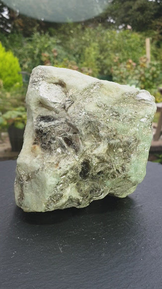 Aquamarine and Mica Crystal Chunk (Large) | Natural Crystals | Raw Crystal Chunks