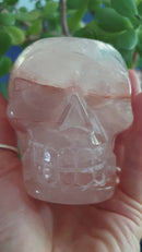 Haematoid Quartz Skull | Crystal Carvings | Polished Crystal Spheres