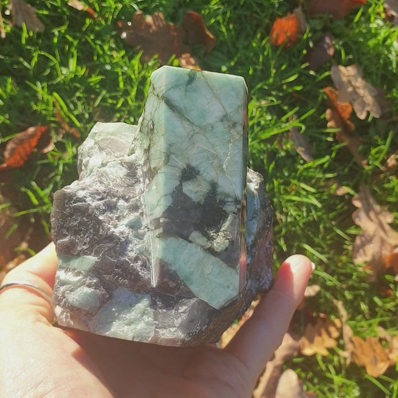 Emerald Rod in Raw Chunk (Large) | Natural Crystals | Raw Crystal Chunks