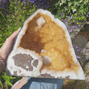 Citrine and Calcite Cathedral Crystal  Cave | Natural Crystals | Natural Crystal Clusters