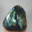Green Blue Flash Labradorite Freeform (Large) | Cut & Polished Crystals | Polished Freeform Crystals