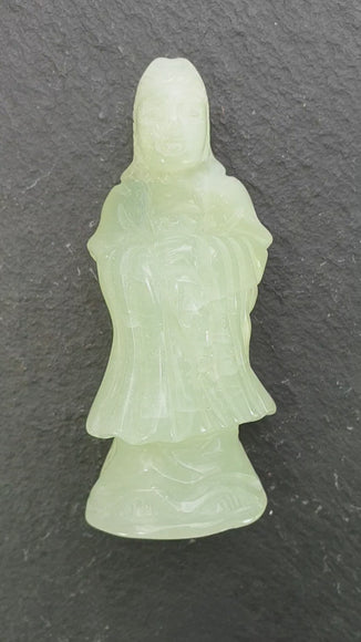 New Jade Kuan Yin  Statue | Crystal Carvings | Crystal Angels