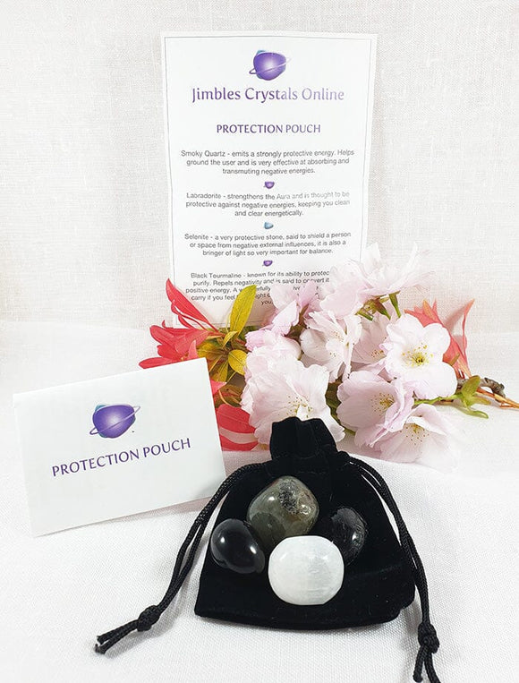 Protection Pouch | Cut & Polished Crystals | Polished Crystal Tumble Stones