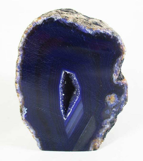Purple Agate Standing Geode Natural Crystals > Crystal Geodes