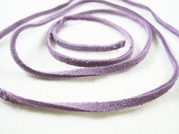 Purple Suede Cord 80cm | Chains & Neck Cords