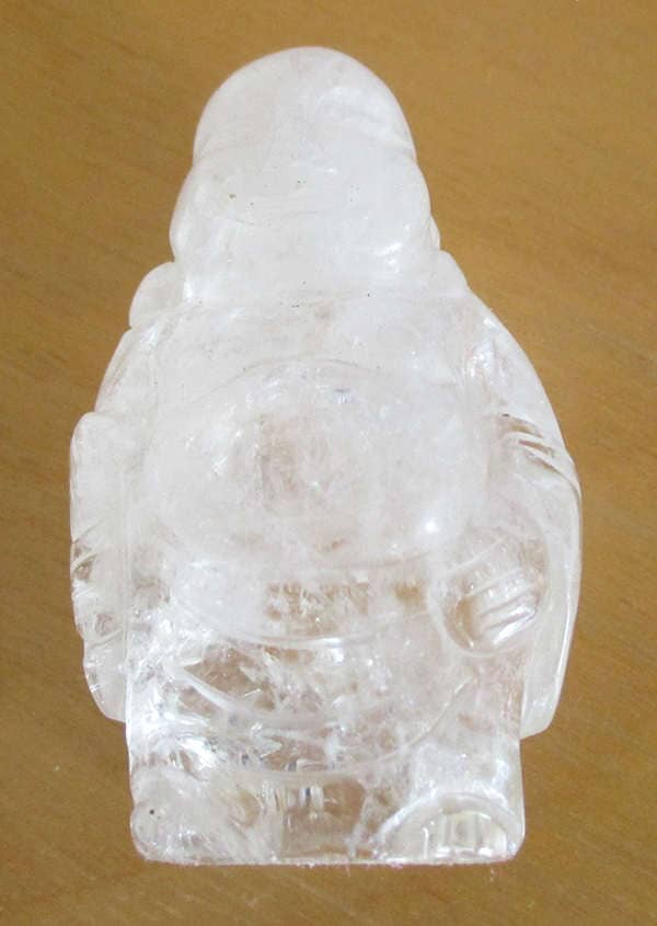 Quartz Buddha (Smallish) - Crystal Carvings > Hand Carved Buddhas