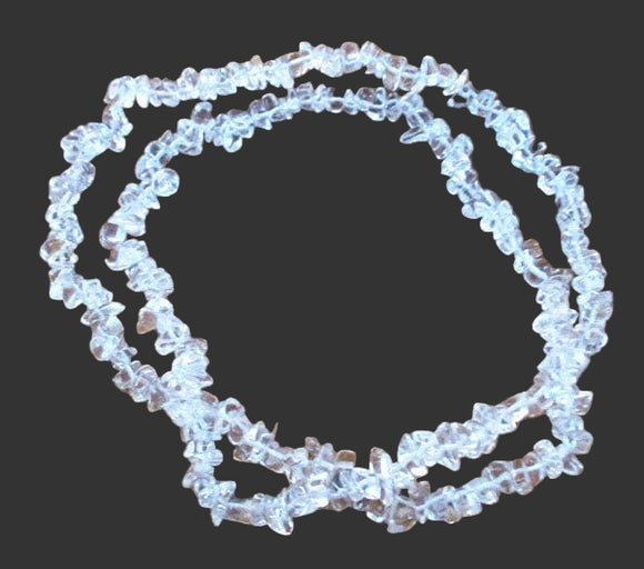 Quartz Chip Necklace (Long) | Crystal Jewellery | Crystal Necklaces