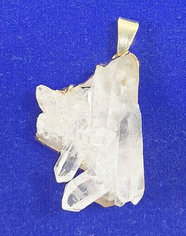 Quartz Crystal Cluster Pendant (Small) | Crystal Jewellery | Crystal Pendants