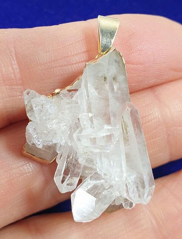 Quartz Crystal Cluster Pendant (Small) | Crystal Jewellery | Crystal Pendants