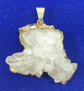 Quartz Cluster Pendant (Small) | Crystal Jewellery | Crystal Pendants