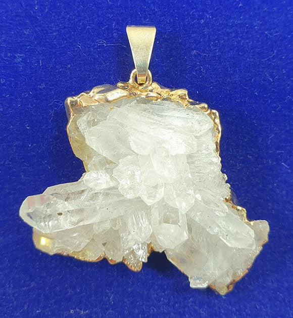 Quartz Cluster Pendant (Small) | Crystal Jewellery | Crystal Pendants