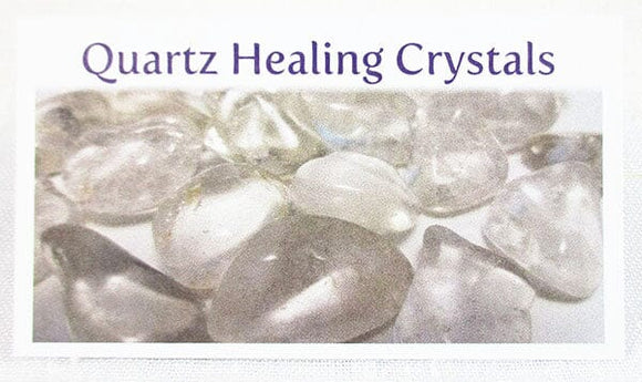 Quartz Healing Crystals Properties Card Only | Books & Greeting Cards