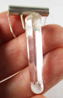 Quartz Crystal Point Dolphin Necklace (Medium) | Crystal Jewellery | Point Pendants