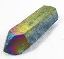 Rainbow Aura Quartz Crystal Point Rough (x1) | Cut & Polished Crystals | Crystal Obelisks & Natural Points