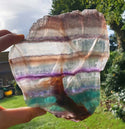 Rainbow Fluorite Slice Large - 1