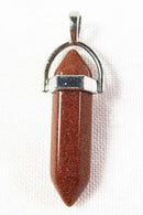 Red Goldstone Point Pendant | Crystal Jewellery | Point Pendants