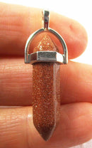 Red Goldstone Point Pendant | Crystal Jewellery | Point Pendants