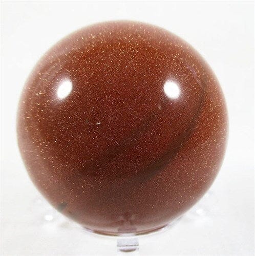 Red Goldstone Sphere - Crystal Carvings > Polished Crystal Spheres