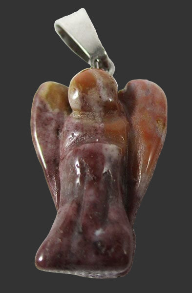 Red Jasper Angel Pendant (Small) | Crystal Jewellery | Angel Pendants
