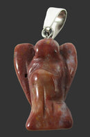 Red Jasper Angel Pendant (Small) | Crystal Jewellery | Angel Pendants