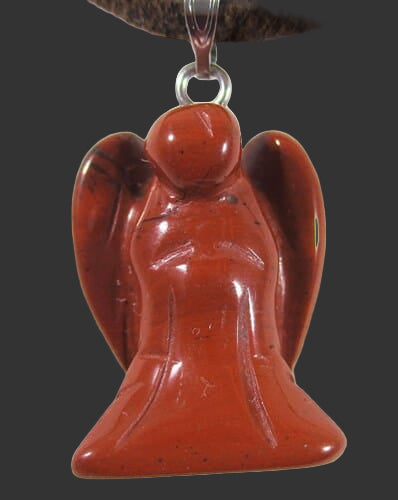 Red Jasper Angel Pendant (Small) | Crystal Jewellery | Angel Pendants
