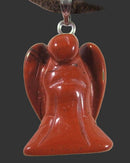 Red Jasper Angel Pendant (Small) | Crystal Jewellery | Angel Pendants