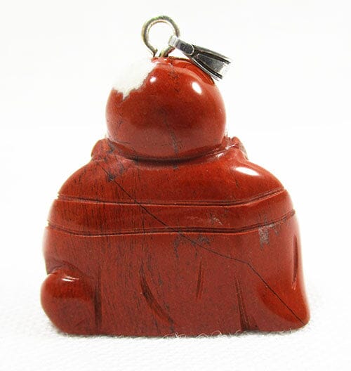 Red Jasper Buddha Pendant | Crystal Jewellery | Crystal Pendants