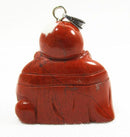 Red Jasper Buddha Pendant | Crystal Jewellery | Crystal Pendants