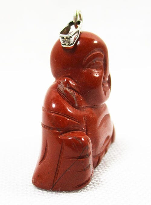 Red Jasper Buddha Pendant | Crystal Jewellery | Crystal Pendants