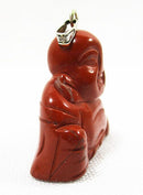 Red Jasper Buddha Pendant | Crystal Jewellery | Crystal Pendants