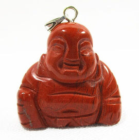 Red Jasper Buddha Pendant | Crystal Jewellery | Crystal Pendants