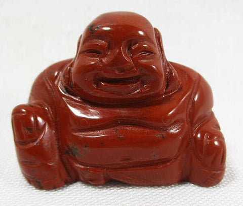 Red Jasper Buddha (Small) Crystal Carvings > Hand Carved Buddhas