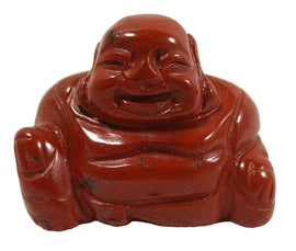 Red Jasper Buddha (Small) | Crystal Carvings | Hand Carved Buddhas