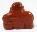 Red Jasper Stone Buddha (Small) | Crystal Carvings | Hand Carved Buddhas