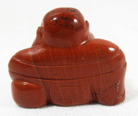 Red Jasper Stone Buddha (Small) | Crystal Carvings | Hand Carved Buddhas