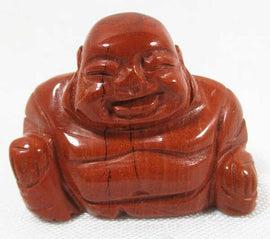 Red Jasper Stone Buddha (Small) | Crystal Carvings | Hand Carved Buddhas
