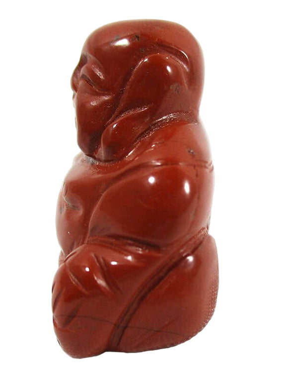 Red Jasper Buddha (Small) | Crystal Carvings | Hand Carved Buddhas