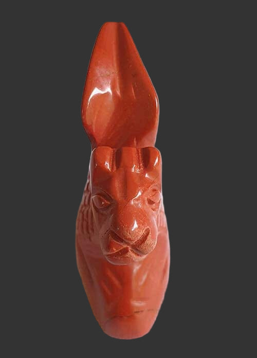 Red Jasper Dragon | Crystal Carvings | Carved Crystal Animals
